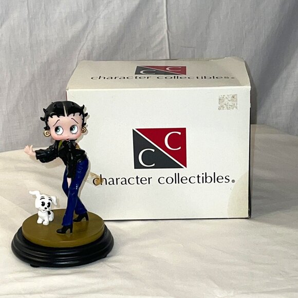2001 Betty Boop Hitchhiker Harley Biker w/ Pugsley Character Collectibles #11376 - Picture 2 of 8